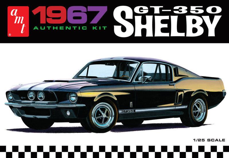 AMT800 1967 Shelby GT350 - White 1:25 Scale Model Kit
