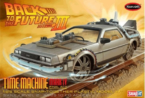 POL932 Back to the Future III Final Act Time Machine Snap Plastic Model Kit