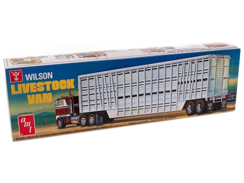 AMT1106 Wilson Livestock Van Trailer 1:25 Scale Model Kit