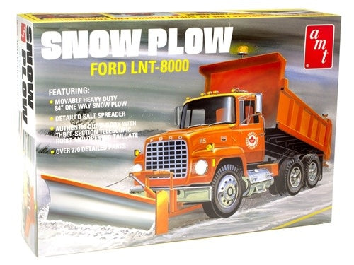 AMT1178 Ford LNT-8000 Snow Plow 1:25 Scale Model Kit