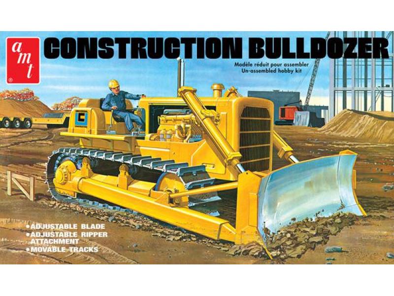AMT1086 Construction Bulldozer 1:25 Scale Model Kit