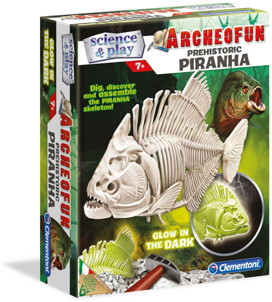 Clementoni - Archeofun Prehistoric Piranha Science Kit