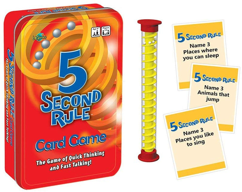 5 Second Rule Game Tin
