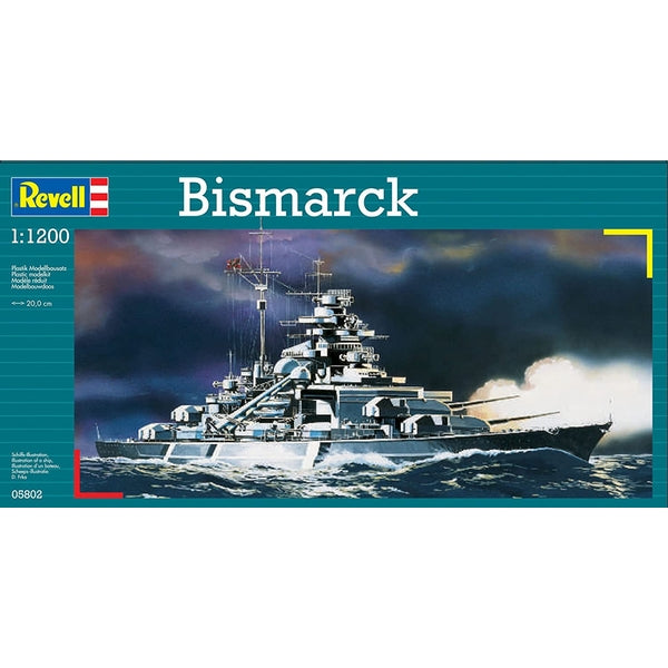 Revell R5802 Bismarck 1/1200 Scale Plastic Model Kit