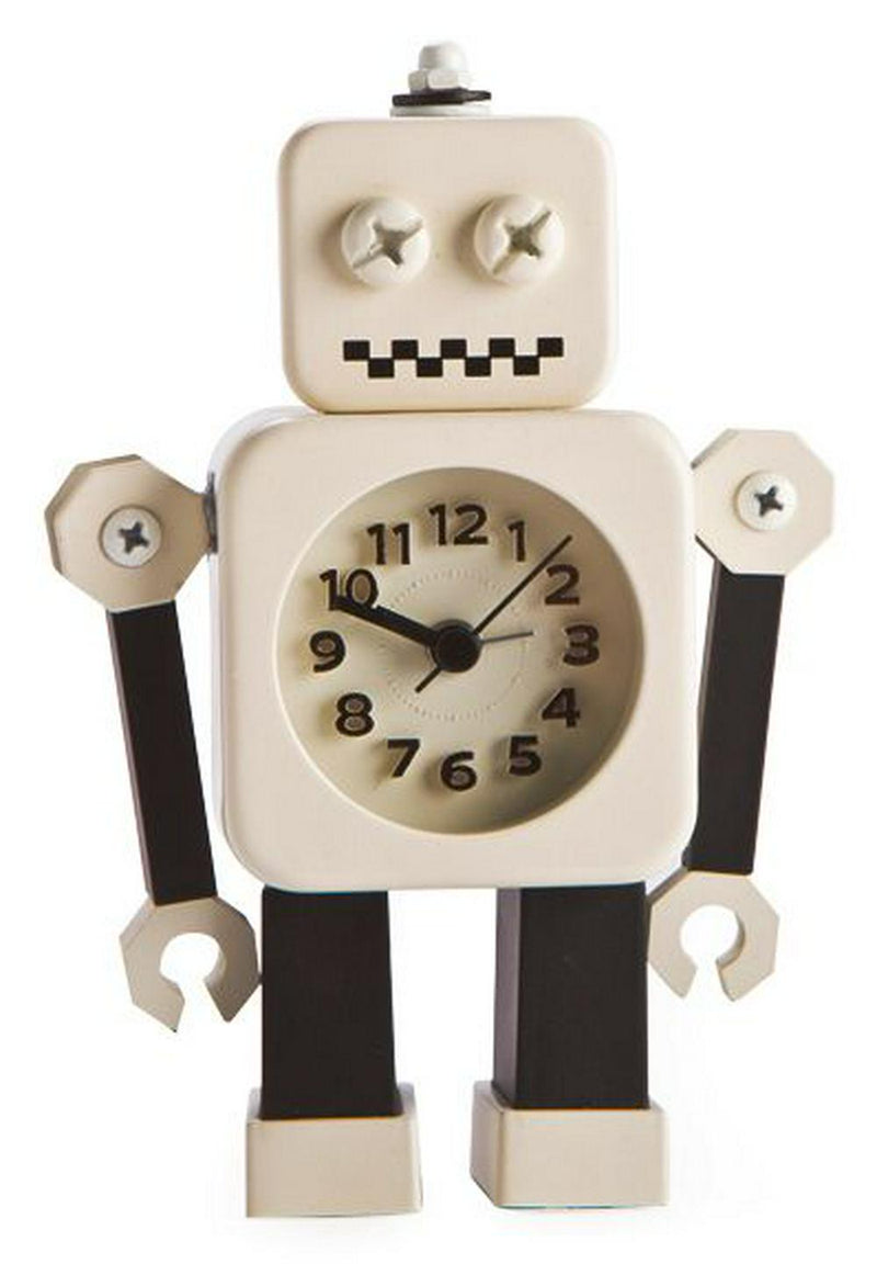 Robo Alarm Clock White