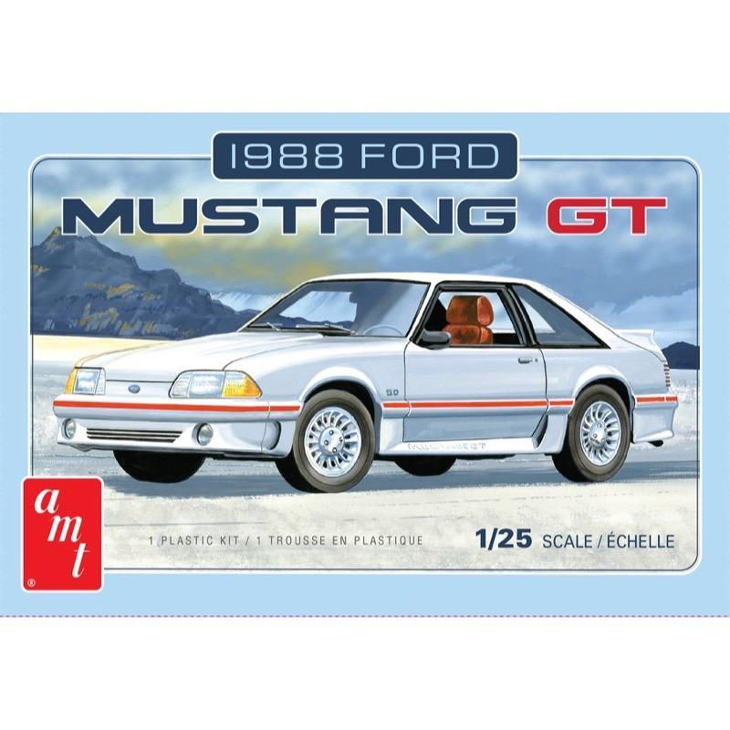 AMT1216 AMT 1988 Ford Mustang GT 1:25 Scale Model Kit