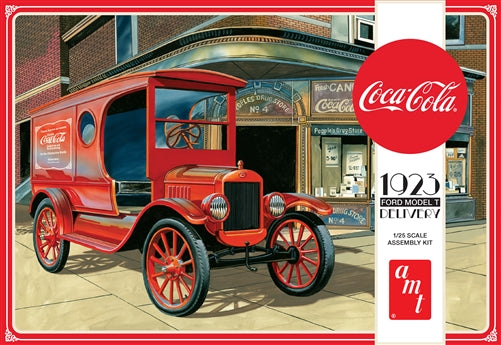 AMT1024 1/25 Coca Cola 1923 Ford Model T Delivery Plastic Model Kit