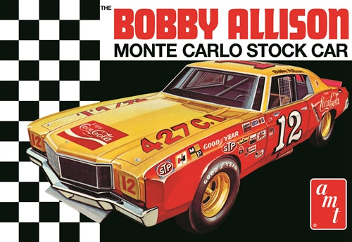AMT1064 Bobby Allison 1972 Chevy Monte Carlo Stock Car Plastic Model Kit