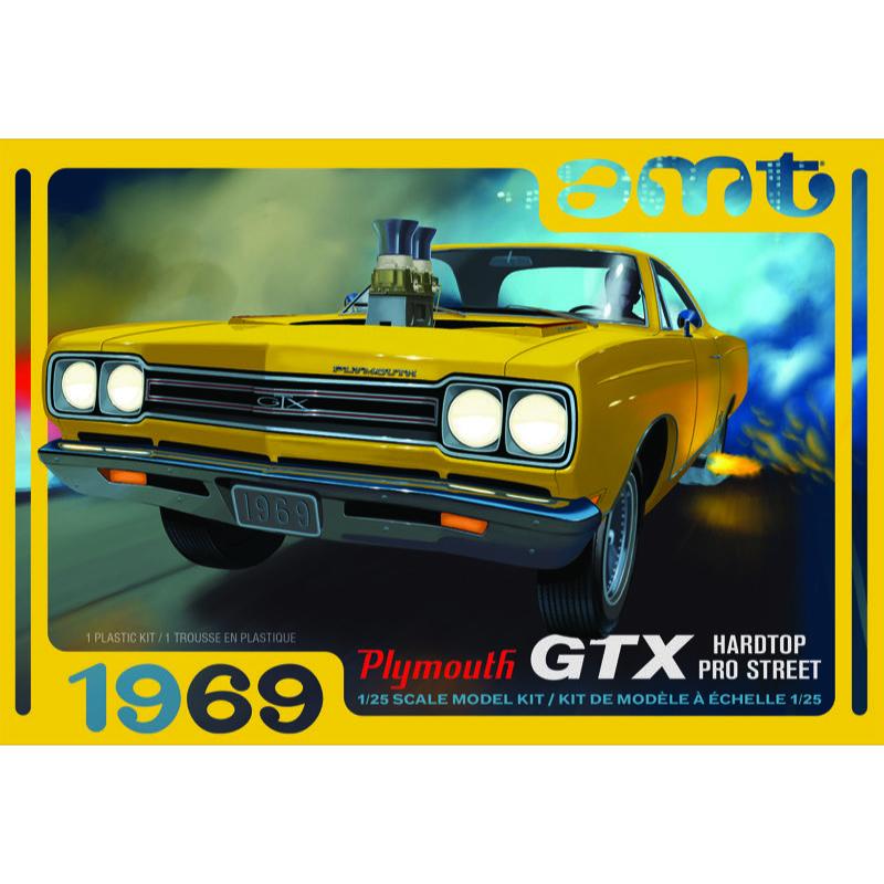 AMT 1180 1/25 Plymouth GTX Hardtop Pro Street 1969