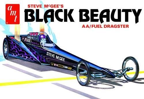 AMT1214 Steve McGee Black Beauty Wedge Dragster 1:25 Scale Model Kit