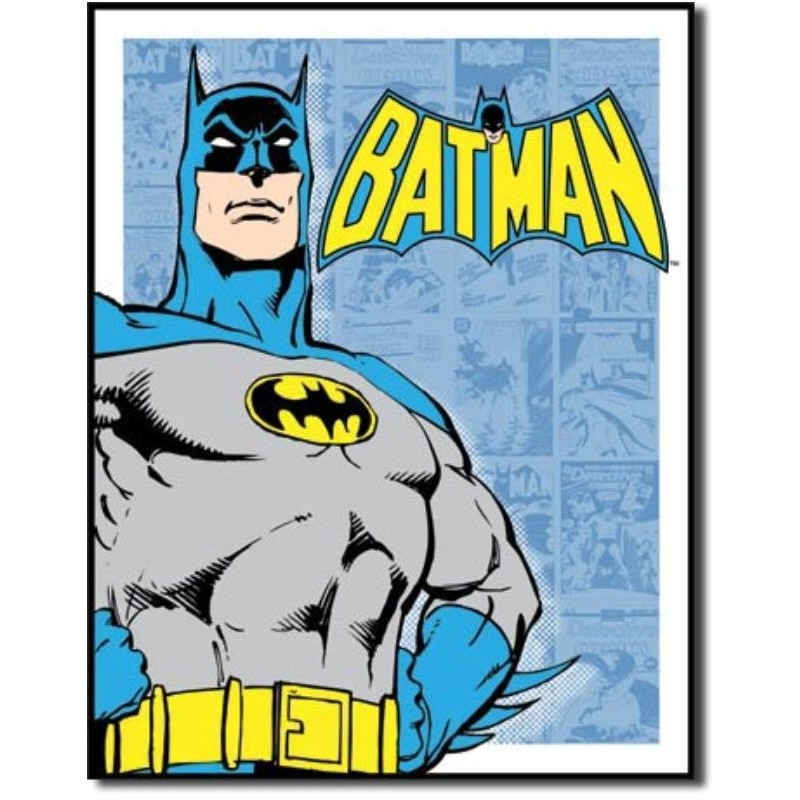 Tin Sign - Batman Retro Panels