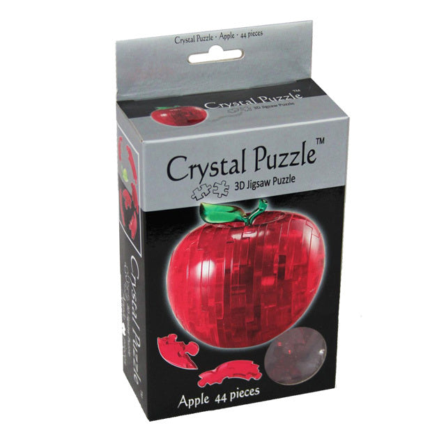 3D Red Apple Crystal Puzzle