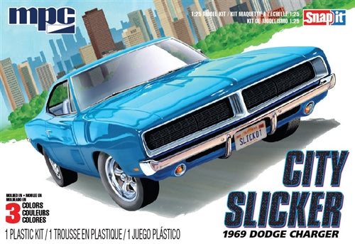 MPC879M 1969 Dodge Charger R/T City Slicker 1:25 Scale Snap Kit