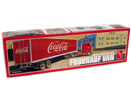 AMT1109 Fruehauf Beaded Van Semi Trailer (Coca-Cola) 1:25 Scale Model Kit