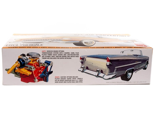 R2AMT1134 AMT 1955 Chevy Bel Air Convertible 1:16 Scale Model Kit