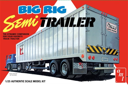 AMT1164 AMT Big Rig Semi Trailer 1:25 Scale Model Kit