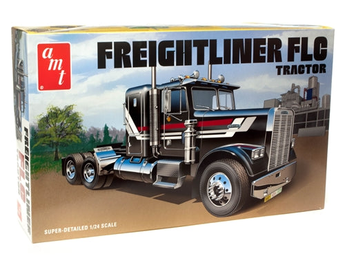 AMT1195 AMT Freightliner FLC Semi Tractor 1:24 Scale Model KitAMT 40' Semi Container Trailer 1:24 Scale Model Kit