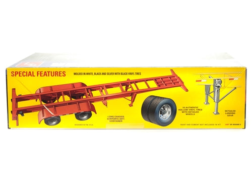 AMT1196 40' Semi Container Trailer 1:24 Scale Model Kit