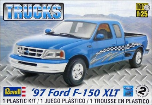Revell 1/25 Ford F-150 XLT Pick Up Truck Plastic Model Kit