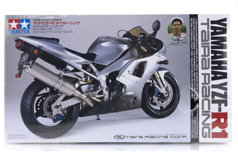 Tamiya 14074 Yamaha YZF-R1 Taira Racing Motorcycle Plastic Model Kit