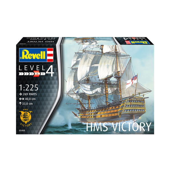 Revell R5408 H.M.S Victory 1/225 Scale Plastic Model Kit