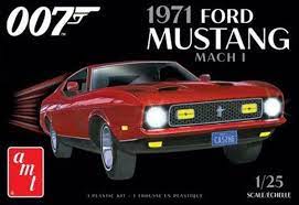 AMT1187 James Bond 1971 Ford Mustang Mach I 1/25 Plastic Model Kit