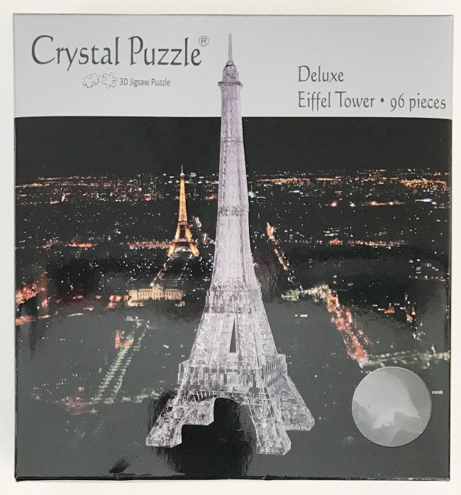 3D Black Eiffel Tower Crystal Puzzle