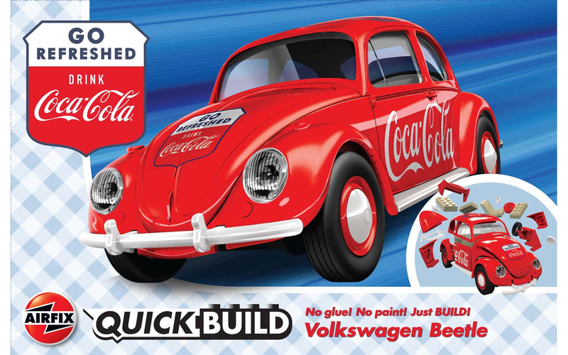 Airfix J6048 Quick Build Coca-Cola Volkswagen Beetle