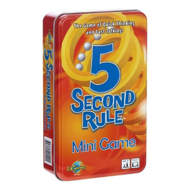 5 Second Rule Game Tin