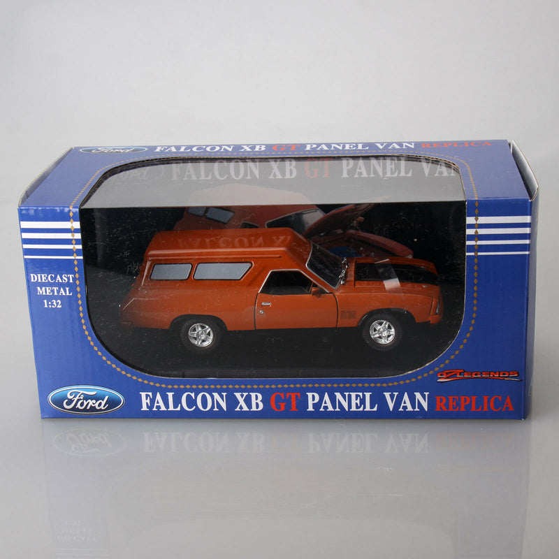 Diecast 1/32 Falcon XB GT Panel Van Replica in Burnt Orange